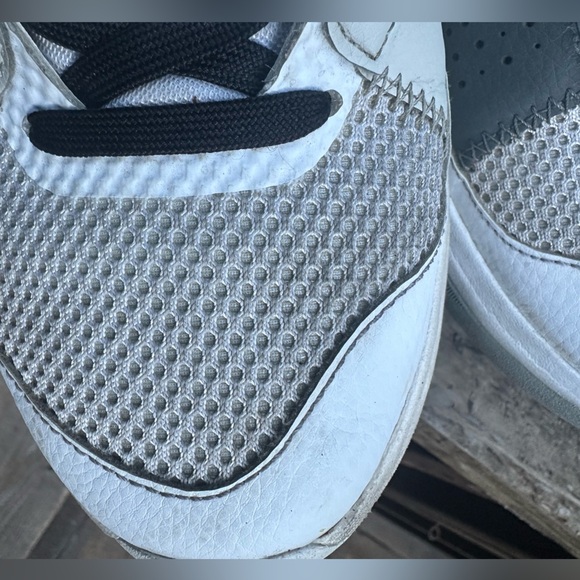 NIKE Ja Morant White and Gray Sneakers with Orange Accent Men’s Size 7.5 - Picture 11 of 13